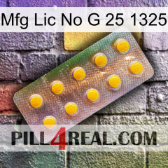 Mfg Lic No G 25 1325 new11